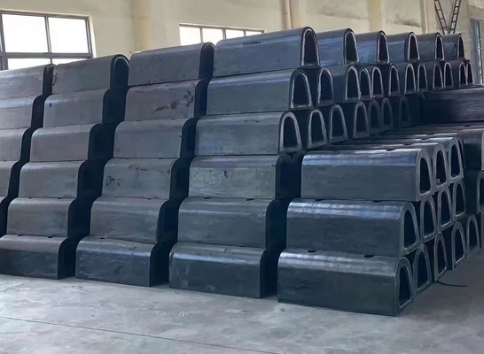 D Tipi Siyah Deniz Kauçuk Fender Gemiler ve rıhtımlar için özel