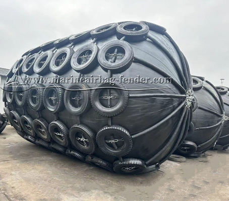 Gemi Gemiye Diya 0.3m-4.5m Pnömatik Kauçuk Fender Deniz Gemileri Yokohama Tipi