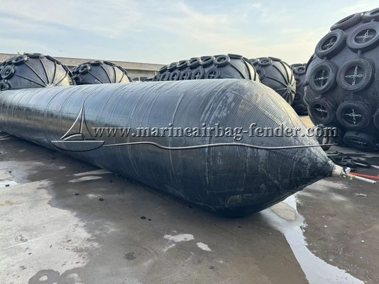Gemi fırlatma / ağır kaldırma için doğal kauçuk deniz hava yastığı