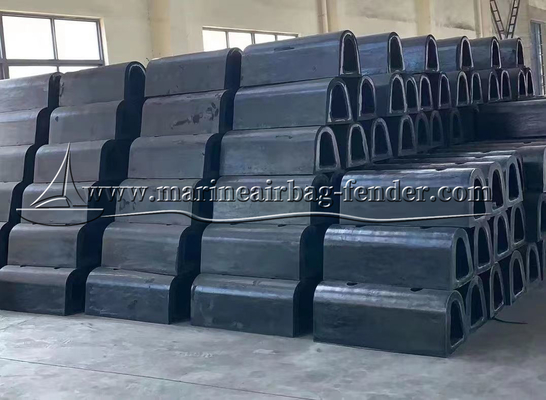 Doğal Kauçuk Kauçuk Dock Bumpers D Tipi D Denizci Gemiler ve Dock için Fender
