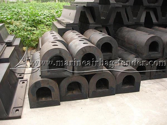 D Tipi Marine Solid Kauçuk Fender Boyutu / Kalınlığı Özel