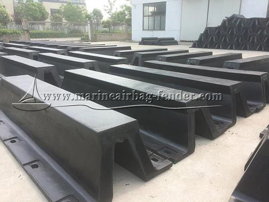 Doğal Kauçuk Dock Fender / Wharf ve Bumper için Kemer Kauçuk Fender
