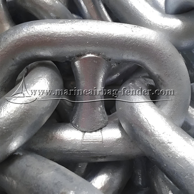 Yüksek Güçlü Karbon Çelik Offshore Zinciri / Galvanizli Balıkçılık Zinciri