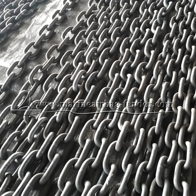 Yüksek Güçlü Karbon Çelik Offshore Zinciri / Galvanizli Balıkçılık Zinciri