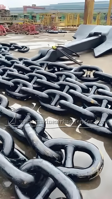 Ağır Offshore Mooring Zinciri Yüksek Güçlü Çeşitli Boyutlar