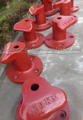 Korrozyona dayanıklı Bolted Dock Jetty Bollards Özel Boyut