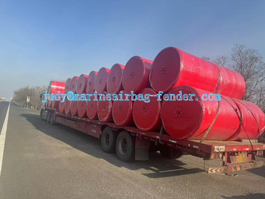 yoğunluk 30-120Kg/m3 EVA köpük fender net zinciri lastik ağı ve polyurea dış malzeme ile